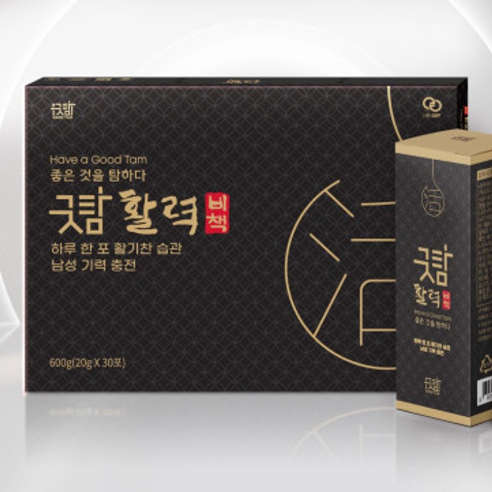 [Have a Good Tam] Highest Potency Black Maca Root for Men Extract 30sticks-strength-Made in Korea